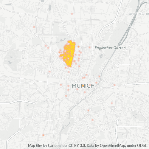 Business Concentration in Postal Code 80797 - Munich, Bavaria