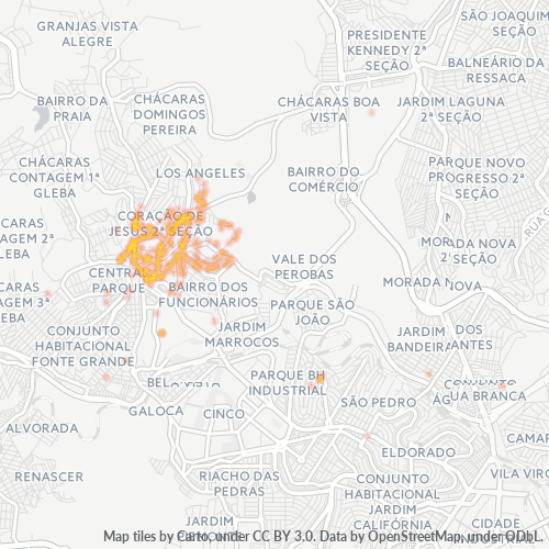 Concentració d'empreses a Codi Postal 32041-000 - Contagem, Minas Gerais