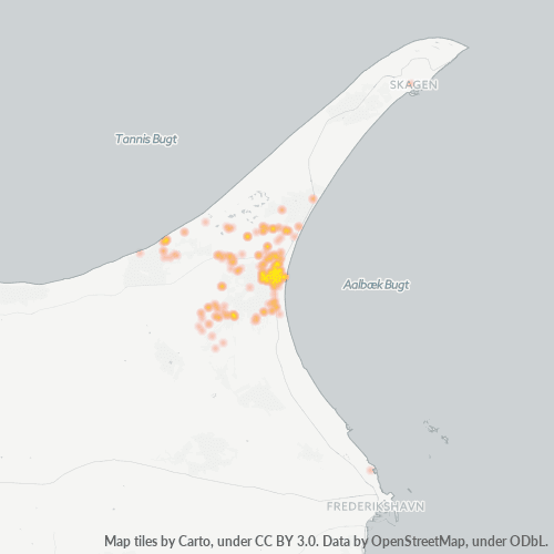 Dami ng Negosyo sa Postal Code 9982 - Ålbæk, North Denmark Region