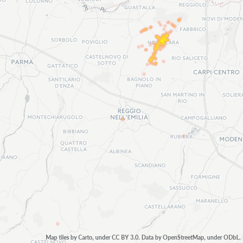 Dami ng Negosyo sa Postal Code 42017 - Italya