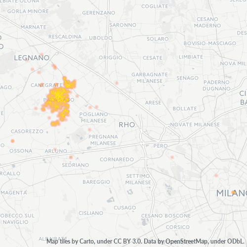 Dami ng Negosyo sa Postal Code 20015 - Parabiago, Lombardy