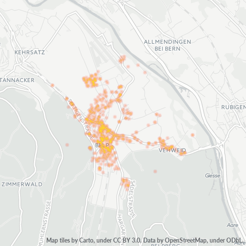 Dami ng Negosyo sa Postal Code 3123 - Belp, Canton de Berne