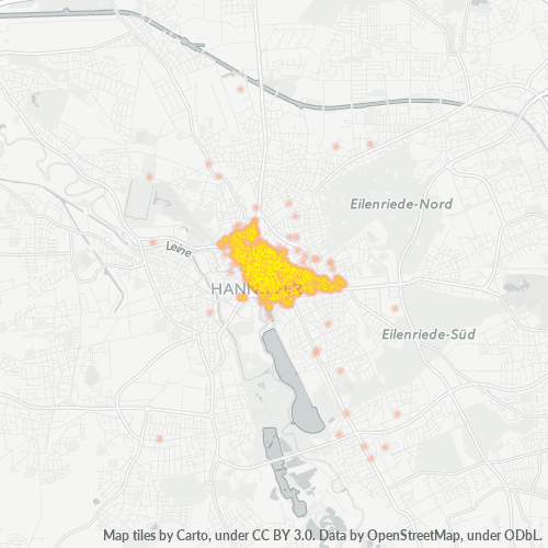 Konsentrasi Perniagaan di Poskod 30159 - Hanover, Sachsen Hilir