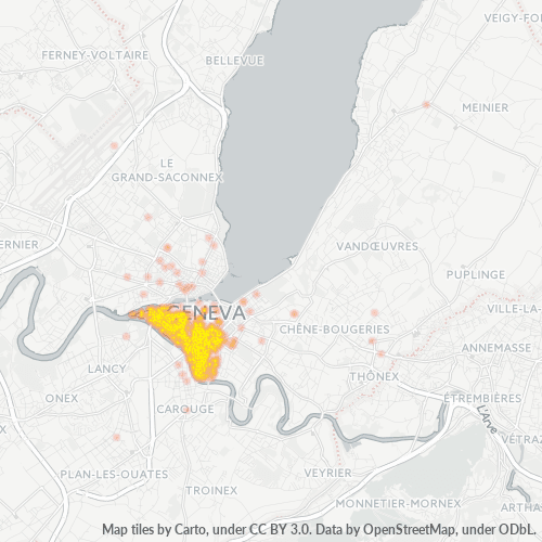 Dami ng Negosyo sa Postal Code 1205 - Geneva, Genève
