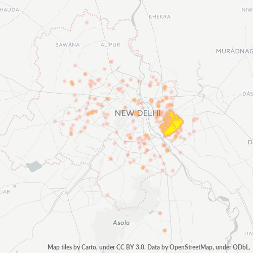 Dami ng Negosyo sa Postal Code 110096 - Ghāziābād, Uttar Pradesh