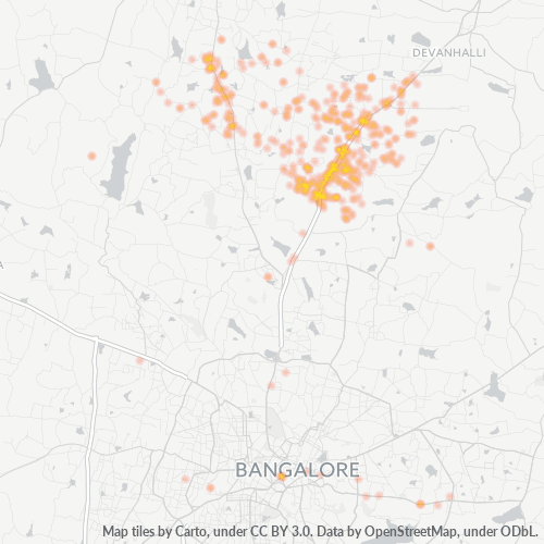 Dami ng Negosyo sa Postal Code 562157 - Bangalore, State of Karnātaka