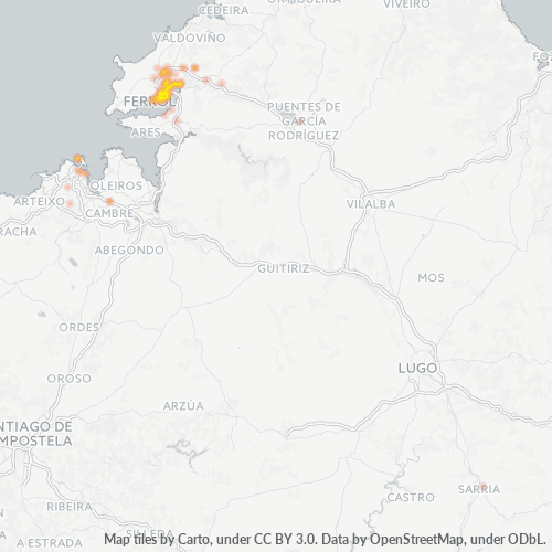 Dami ng Negosyo sa Postal Code 15570 - Narón, Galicia (Espanya)
