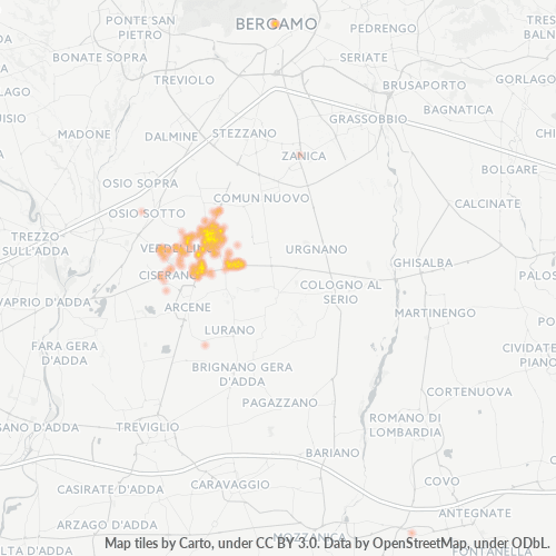 Dami ng Negosyo sa Postal Code 24049 - Verdello, Lombardy
