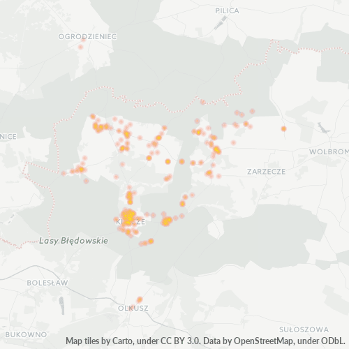 Dami ng Negosyo sa Postal Code 32-310 - Chechło, Województwo Małopolskie