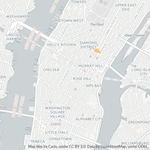 Bedriftskonsentrasjon i Postnummer 10167 - New York, New York (delstat)