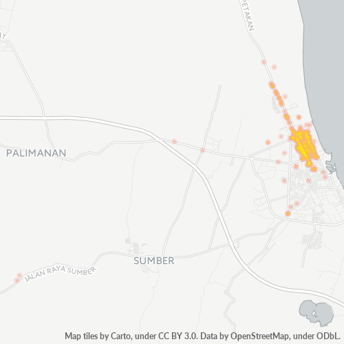 Dami ng Negosyo sa Postal Code 45121 - Cirebon, Kanlurang Java
