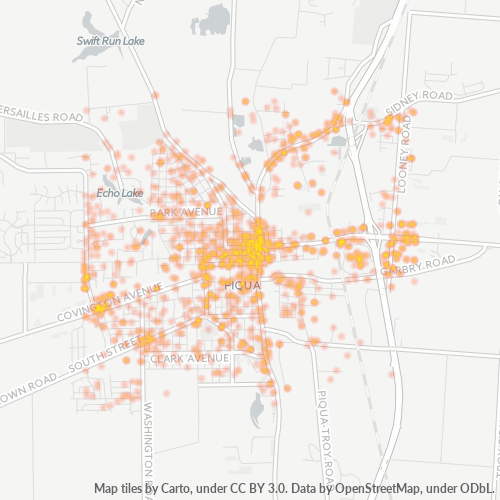 Mkusanyiko wa Biashara katika Posta 45356 - Piqua, Ohio