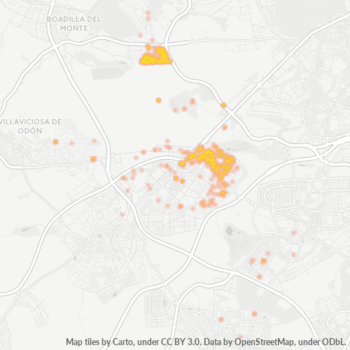 Dami ng Negosyo sa Postal Code 28925 - Alcorcón, Pamayanan ng Madrid