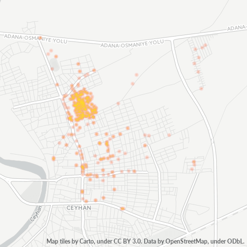 Dami ng Negosyo sa Postal Code 01930 - Ceyhan, Lalawigan ng Adana