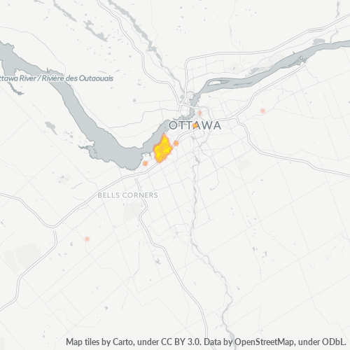Dami ng Negosyo sa Postal Code K2A - Ottawa, Ontario
