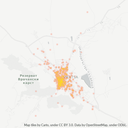 Dami ng Negosyo sa Postal Code 3000 - Vratsa, Oblast Vratsa