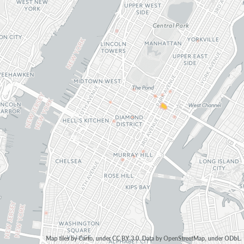 Bedriftskonsentrasjon i Postnummer 10155 - New York, New York (delstat)