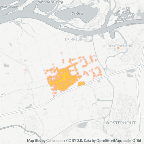 Dami ng Negosyo sa Postal Code 4921 - Made, Provincie Noord-Brabant