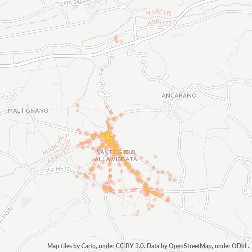 Dami ng Negosyo sa Postal Code 64016 - Teramo, Abruzzo