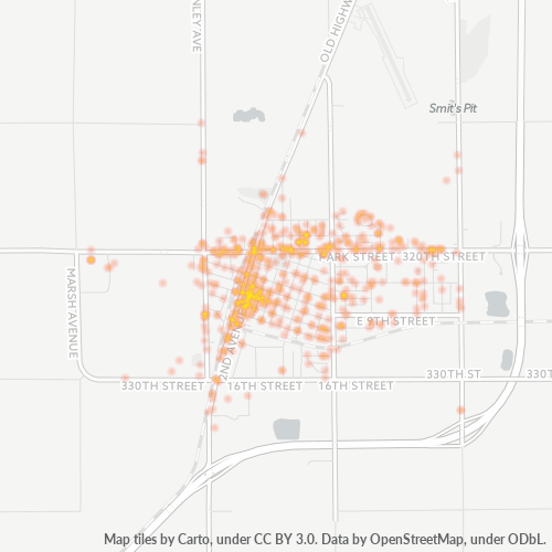 Virksomhedskoncentration i Postnummer 51201 - Sheldon, Iowa