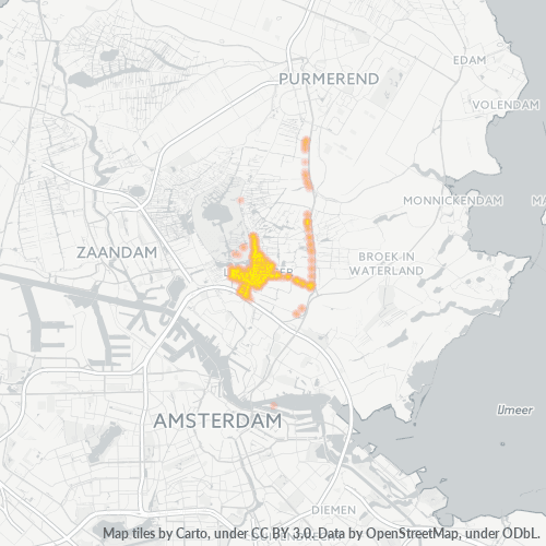Dami ng Negosyo sa Postal Code 1121 - Landsmeer, Provincie Noord-Holland