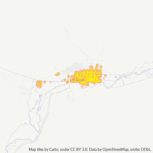 Dami ng Negosyo sa Postal Code 850000 - Lhasa, Awtonomong Rehiyon ng Tibet