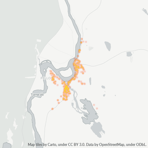 Dami ng Negosyo sa Postal Code 95700 - Pello, Lappi