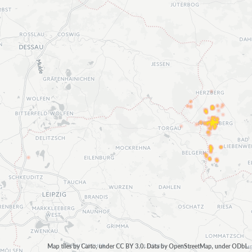 Dami ng Negosyo sa Postal Code 04895 - Falkenberg, Brandeburgo