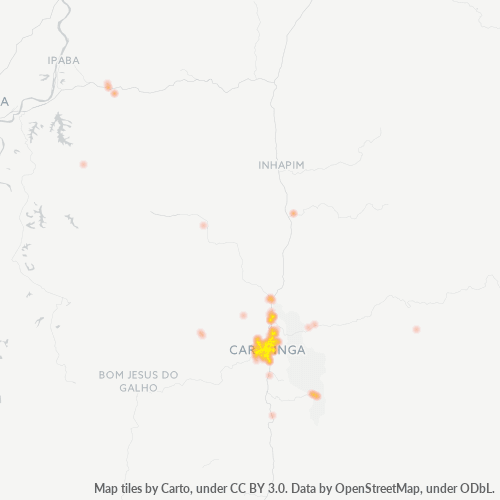 Dami ng Negosyo sa Postal Code 35300-000 - Caratinga, Minas Gerais