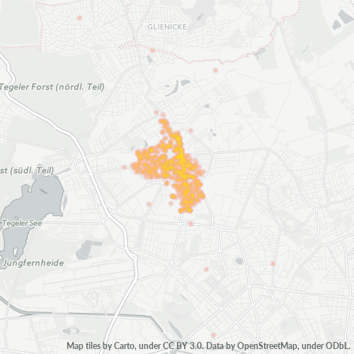 Business Concentration in Postal Code 13437 - Berlin