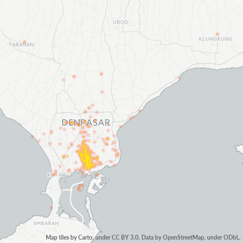 Dami ng Negosyo sa Postal Code 80223 - Denpasar, Bali