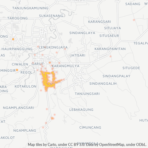 Dami ng Negosyo sa Postal Code 44112 - Garut, Kanlurang Java
