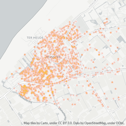 Dami ng Negosyo sa Postal Code 2681 - Monster, Provincie Zuid-Holland