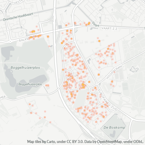 Dami ng Negosyo sa Postal Code 9405 - Assen, Provincie Drenthe