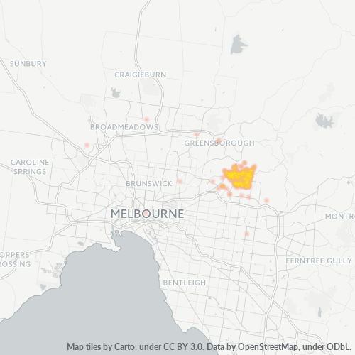 Dami ng Negosyo sa Postal Code 3106 - Templestowe, Victoria