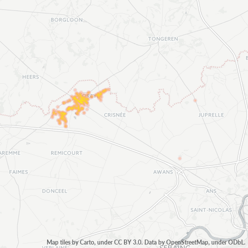 Dami ng Negosyo sa Postal Code 4360 - Oreye, Valonia