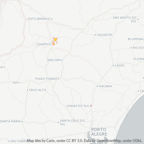 Dami ng Negosyo sa Postal Code 89825-000 - Xaxim, Santa Catarina