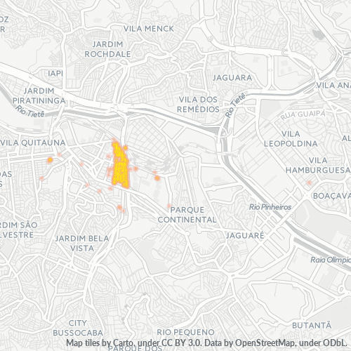 Dami ng Negosyo sa Postal Code 06010-000 - Osasco, São Paulo
