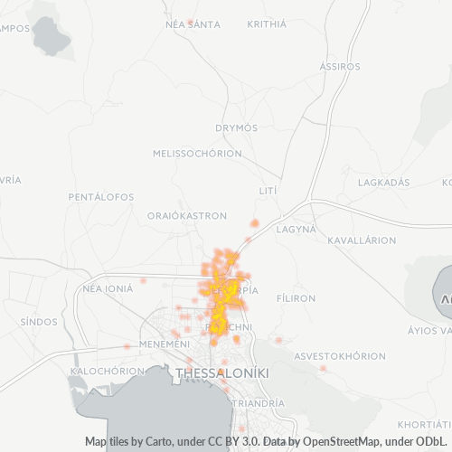 Dami ng Negosyo sa Postal Code 564 29 - Tesalonica, Central Macedonia