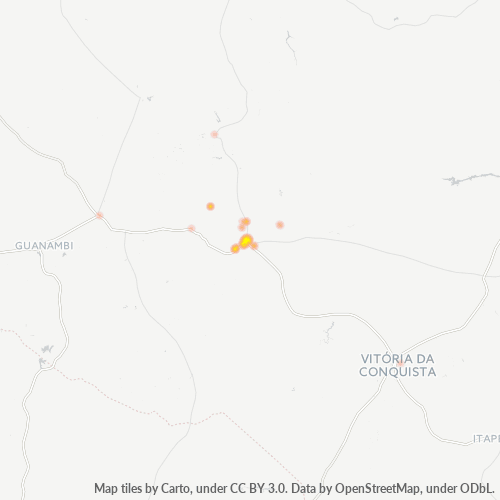 Dami ng Negosyo sa Postal Code 46100-000 - Brumado, Bahia