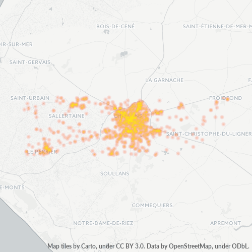 Dami ng Negosyo sa Postal Code 85300 - Challans, Pays de la Loire