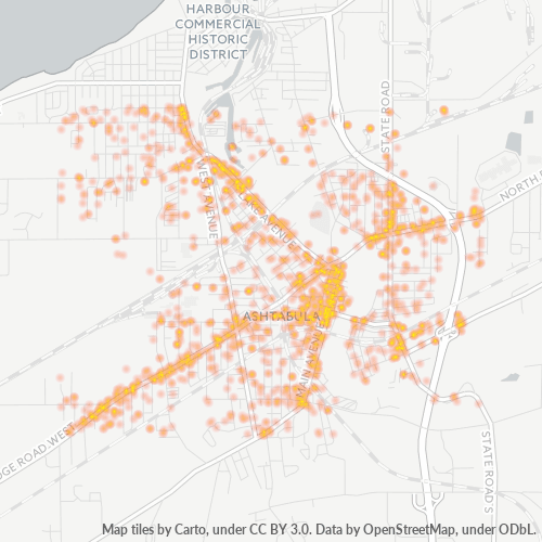 Mkusanyiko wa Biashara katika Posta 44004 - Ashtabula, Ohio
