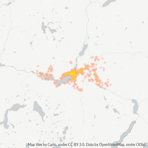 Bedrijfsconcentratie in Postcode 5700 - Ygre, Hordaland