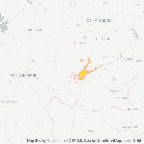 Dami ng Negosyo sa Postal Code 413002 - Solāpur, Maharashtra