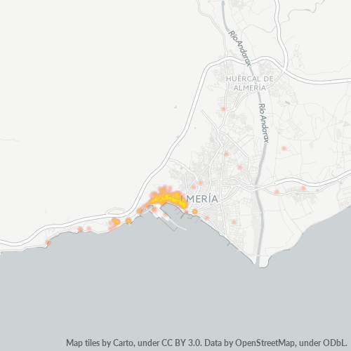 Dami ng Negosyo sa Postal Code 04002 - Almería, Andalucía