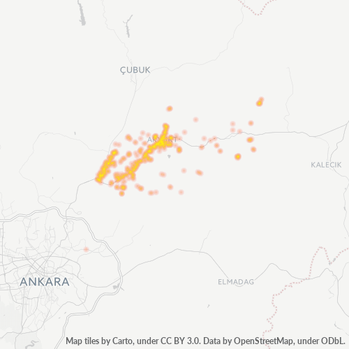 Dami ng Negosyo sa Postal Code 06750 - Akyurt, Lalawigan ng Ankara