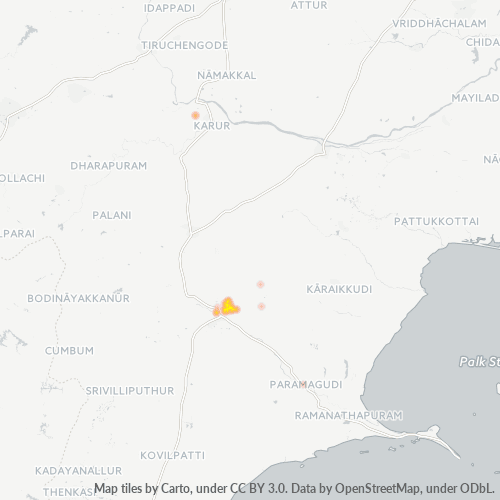 Dami ng Negosyo sa Postal Code 625107 - Madurai, State of Tamil Nādu