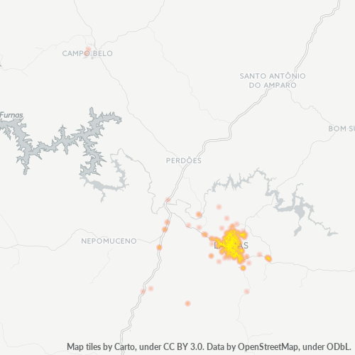 Dami ng Negosyo sa Postal Code 37200-000 - Lavras, Minas Gerais