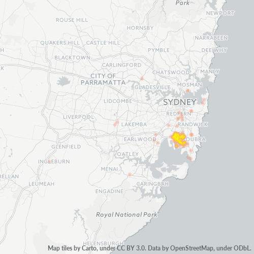 Dami ng Negosyo sa Postal Code 2019 - Banksmeadow, New South Wales