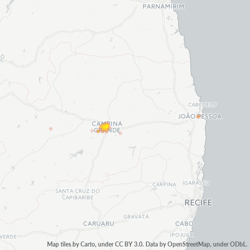 Dami ng Negosyo sa Postal Code 58100-000 - Paraíba